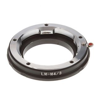 LM M4/3 Camera Lens Adapter Ring (Black)