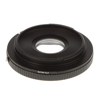 FD EOS Camera Lens Glass Adapter Ring (Black)