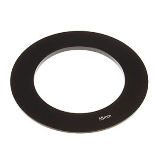 58mm Camera Lens Adapter Ring (Black)