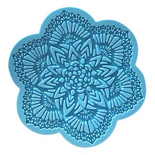 Christmas Snowflake Silicone Baking Mold, Mold size 5x5 inch, Finished Lace Size 5x5 inch