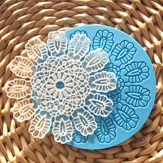Sunflower Silicone Baking Mold, Mold size 5x5 inch, Finished Lace Size 4x4 inch