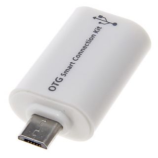 Mini USB OTG Smart Connection Kit (White)