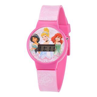 Disney Kids Princesses Digital LCD Watch, Girls