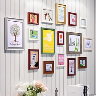 Modern Style Art Photo Wall Frame Collection   Set of 16