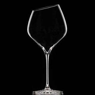 Oblique Burgundy Wine Glass, Glass 17.5oz