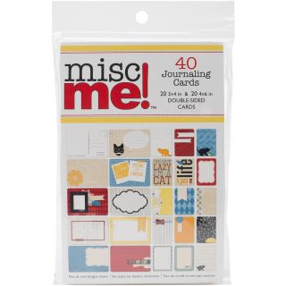 Misc Me 4 X6 and 3 X4 Journal Pack  Happy Tails  Cat