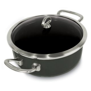 Chantal Copper Fusion 4 qt. Risotto Pan with Lid   Onyx Multicolor   832 200 ME