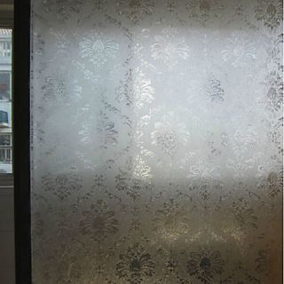 Euro Fancy Floral Frosted Window Film