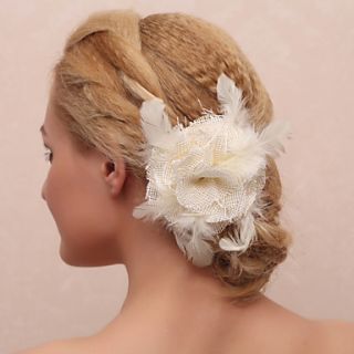 Graceful Fabrics And Lace WomenS Wedding Headpieces