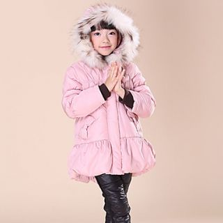 Girls Solid Color Loose Adorable Cotton Padded