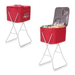 Picnic Time Tampa Bay Buccaneers Party Cube (RedMaterials PolyesterRemovable, collapsible stand so cooler is at a comfortable height Removable water resistant interior dividerLightweightStandard size integrated umbrella slot )