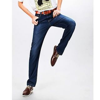 Mens Causal Straight Jeans