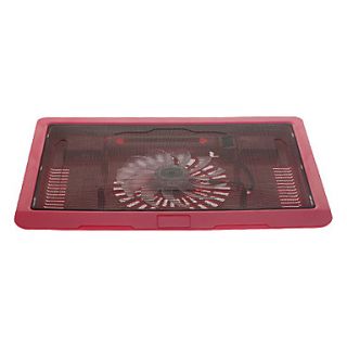 N19 142mm Super Silent High Performance Laptop Cooling Fan (Up to 14 Inch)Red