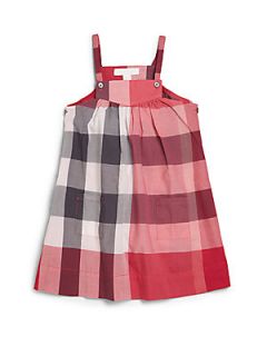 Burberry Toddlers Exploded Check Dress   Red Check