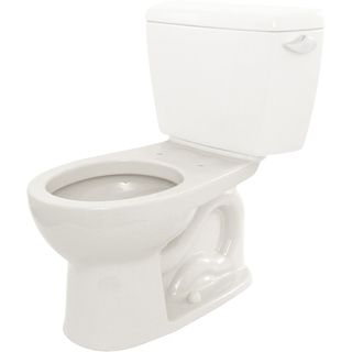 Toto Drake Round Cotton White 1.28 gpf Eco Toilet Bowl