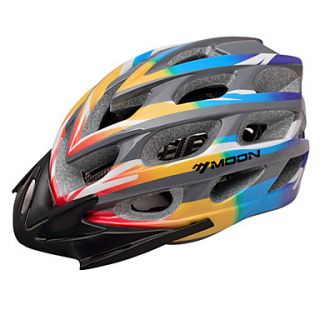 MOON Cycling Rainbow PC/EPS 23 Vents Light Cycling Helmet