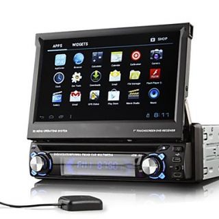 1 Din 7 Inch Screen Android 4.0 Car PC Multimedia DVD Player With Bluetooth 3G Wifi IPOD GPS