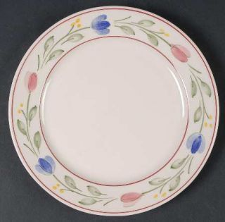 Nikko Spring Tulips Salad Plate, Fine China Dinnerware   Tablemates,Paintbrush,F