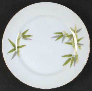Narumi Bamboo Salad Plate, Fine China Dinnerware   Bamboo Clusters,Coupe,Smooth,