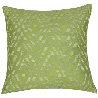 Trellis Brights Diamond 18 Decorative Pillow, Lime, Girls