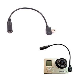 G 137 3.5mm Mic Adapter Cable for Gopro Hero3 / Hero3 (15cm)