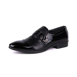 Leather Mens Flat Heel Comfort and Fashion Oxfords Shoes With Hasp for Party/Evening