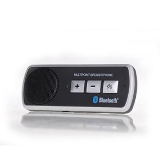 Portable Rechargeable Bluetooth V2.1 and EDR Cell Phone Handsfree Speaker Car Kit