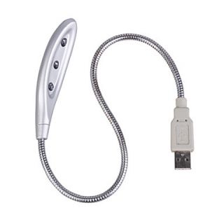 3 LED USB SNAKE LIGHT LAMP FOR NOTEBOOK PC LAPTOP