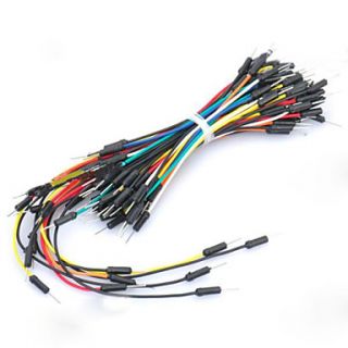 Breadboard Jumper Cable Wires for Electronic DIY (65 Cable Pack)