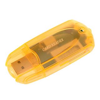 All in One USB 2.0 Memory Card Reader (Blue/Green/Orange)
