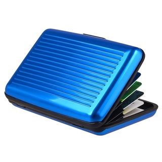 Basacc Blue Aluminum Card Case (BlueDimensions 4.5 inches wide x 0.75 inch thick x 3 inches longCase ONLY, cards not includedCompatibilityUniversalAll rights reserved. All trade names are registered trademarks of respective manufacturers listed.Califo