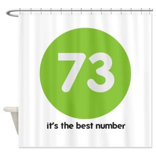  Big Bang Theory 73 Best Number Shower Curtain  Use code FREECART at Checkout