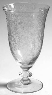 Duncan & Miller Adoration (Etched) Iced Tea   Stem #5321,Floral Etch,Knobs/ Stem