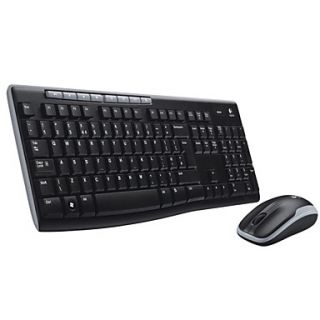 MK260 2.4G Optical 1000dpi Wireless Keyboard Mouse Suit with Mousepad