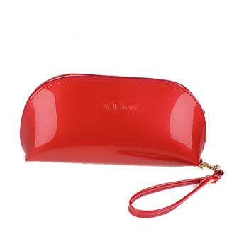 Womens Fashion Simple Patent Leather Long Clutch