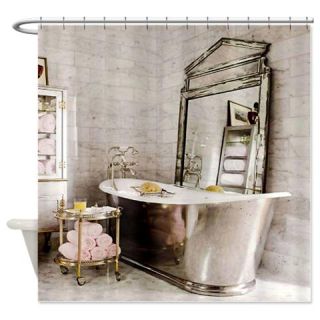  Vintage Metal Bath Tub Shower Curtain  Use code FREECART at Checkout
