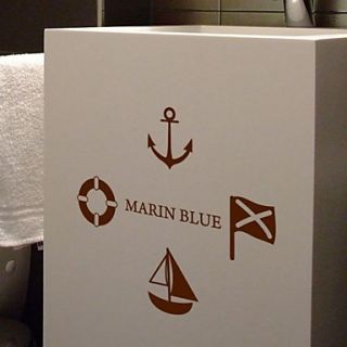 Shapes Marin Blue Decorative Wall Stickers