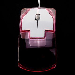 USB Wired Comfortable Optical Mouse (Assorted Colors)