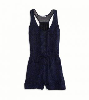 Navy AE Surplus Romper, Womens XXS