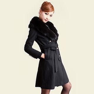 Missmay Womens Fur Collar Coat