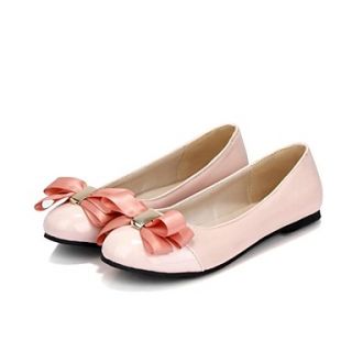 Faux Leather Womens Fashion Flats with Bowknot (More Colors)