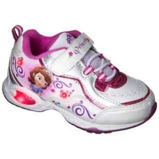 Toddler Girls Sofia The First Light Up Sneaker   Pink 11