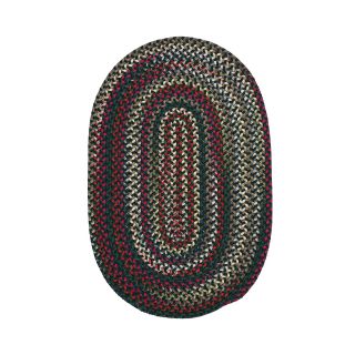 Chestnut Knoll Reversible Braided Round Rugs, Green