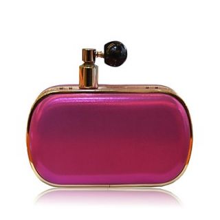 Shiny Pu with Perfume Bottle Ring Evening Handbags/ Clutches More Colors Available