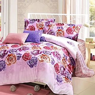 LIONSUZ Food Of Rose Cotton Twill Four Piece(Screen Color)