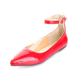 Patent Leather Womens Flat Heel Mary Jane Ballerina Flats Shoes(More Colors)