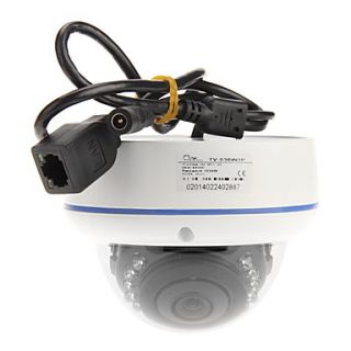 Cotier  1.3 Megapixel CMOS WDR IR Cut IP Dome Camera (Day Night Vision, Motion Detection)