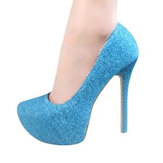Frozen   Let it Go Snow Queen Elsa 4cm Platform 14cm High Heels Sparkling Cosplay Shoes