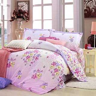 LIONSUZ Flying Butterfly Cotton Twill Four Piece(Screen Color)