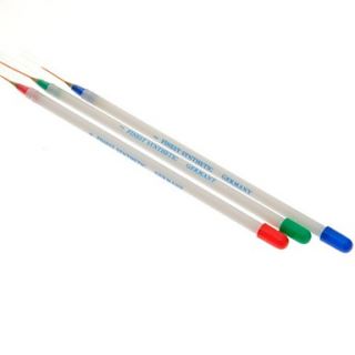 3 PCS Liner Drawing Nail Art Design Pen Brush Set